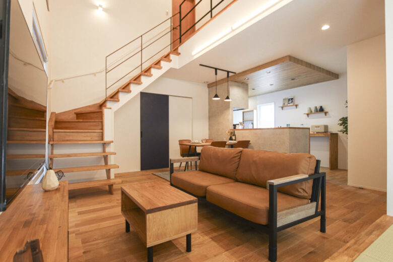 インダストリアルテイストの家