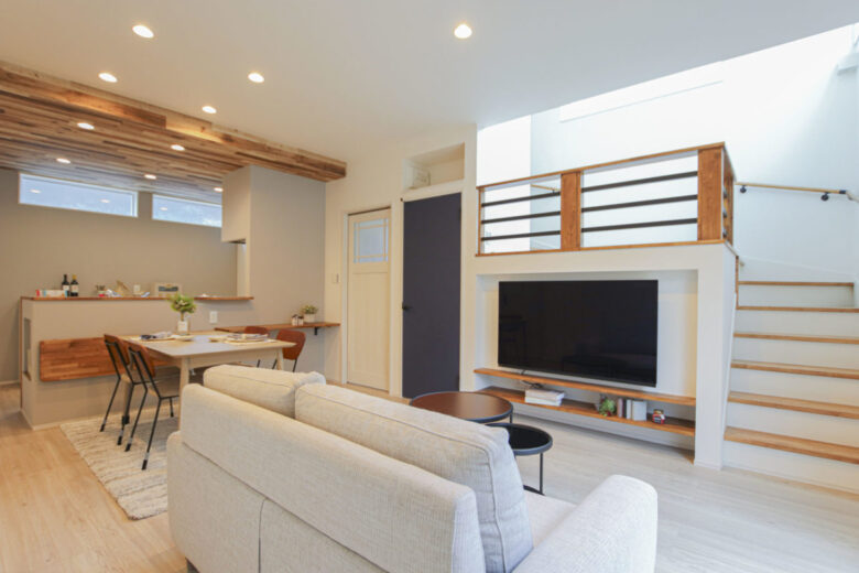 スキップフロアのあるお家