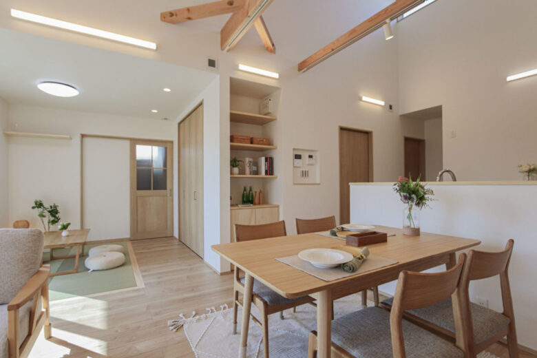 回遊動線で心地いい平屋