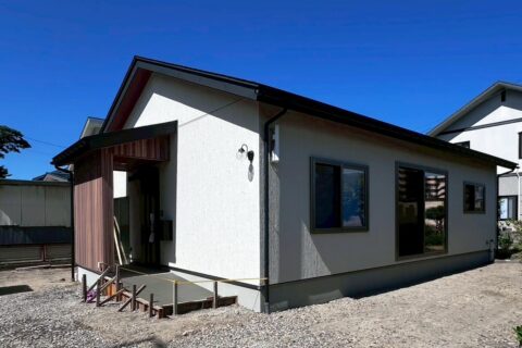 【完成】一人暮らしのゆとりある平屋