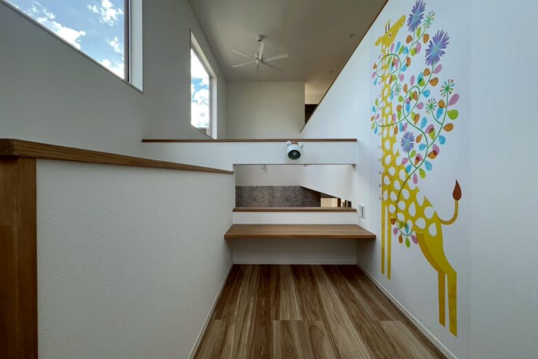 スキップフロアのあるお家