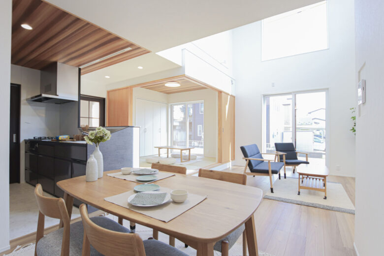 吹き抜けのあるお家